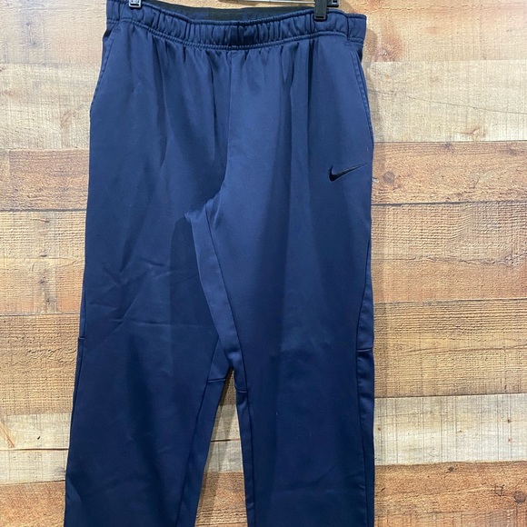 Nike Navy Blue Dri Fit Sweatpants Size Large - Picture 1 of 4